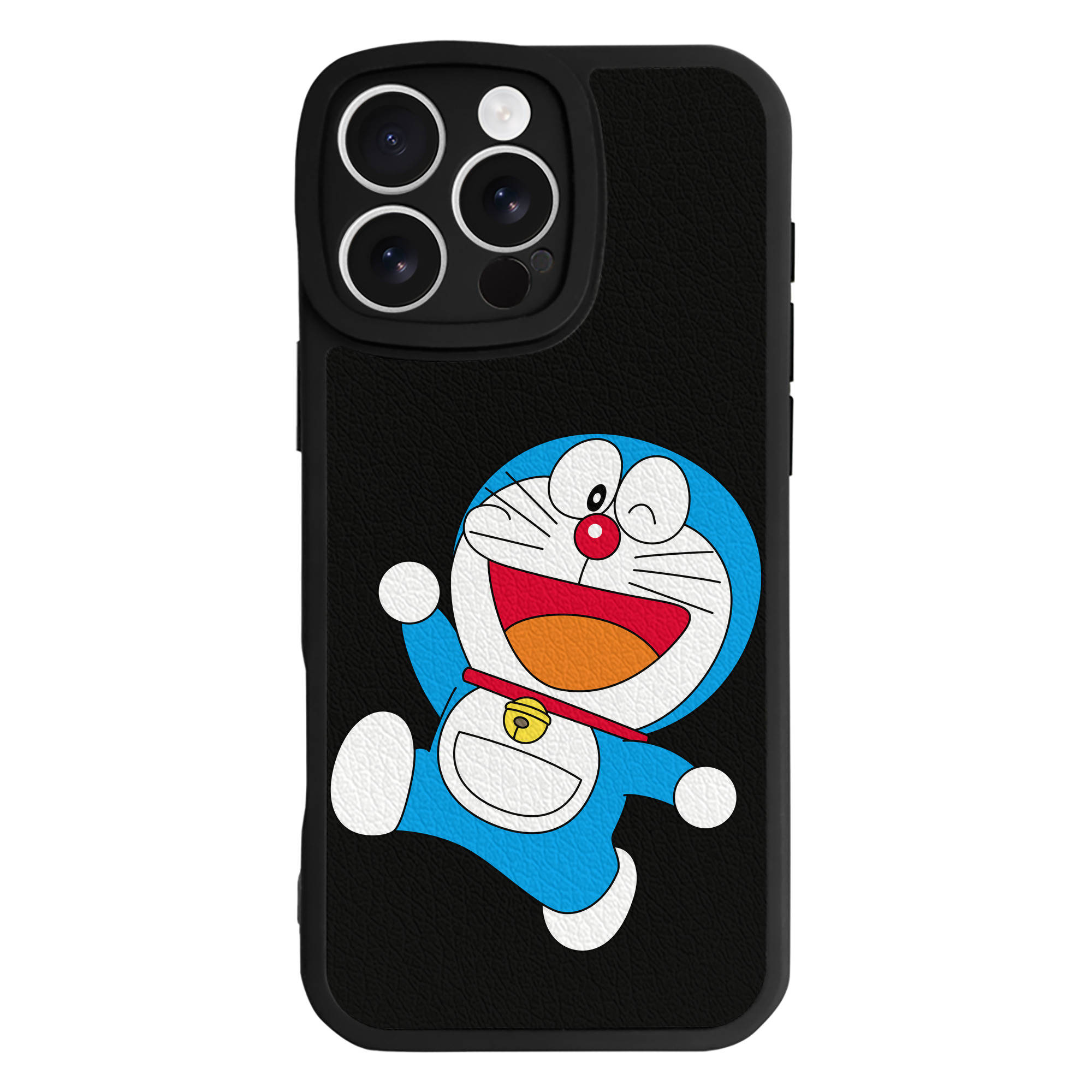 （画像用） ドラえもん Doraemon 【iPhone 16シリーズ対応】シリコンスマホケース（レザー調） 材質：シリコン